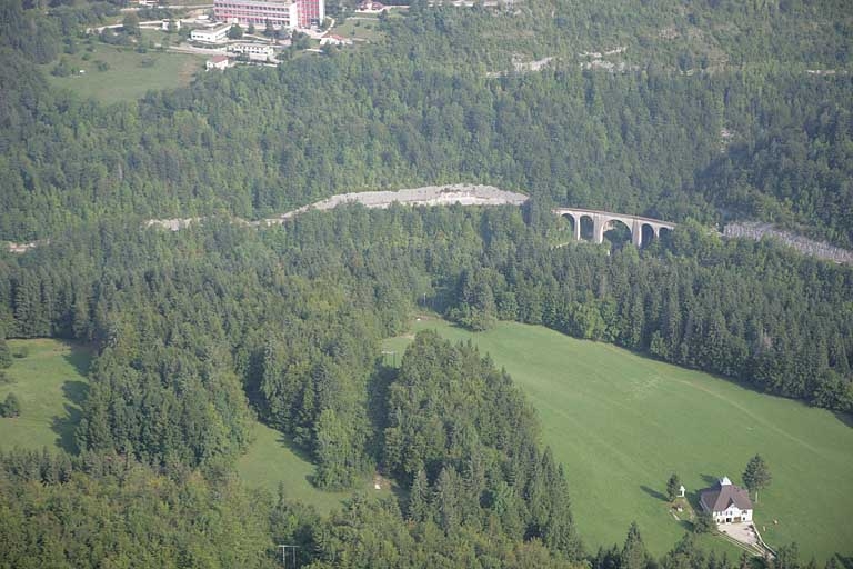 viaduc du Saillard (voie ferrée Andelot - La Cluse)