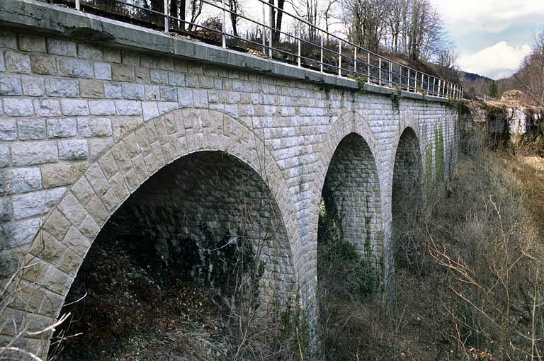 viaduc des Rochettes (voie ferrée Andelot - La Cluse)