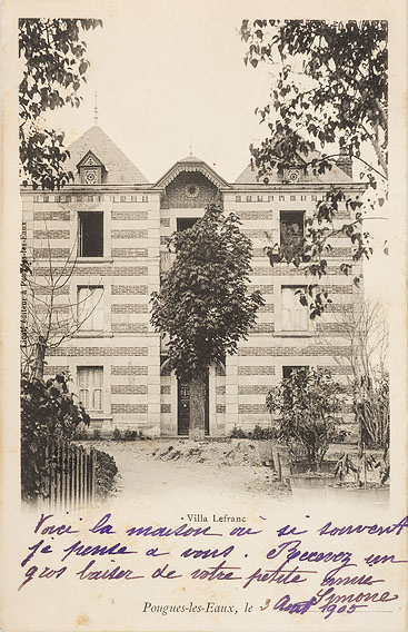 maison 10 avenue de Paris dite Villa Lefranc