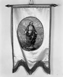 bannière de procession : l'Immaculée Conception, de paroisse