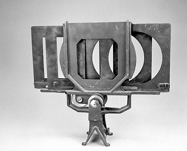 instrument de démonstration en optique (porte-diapositives Zeiss)