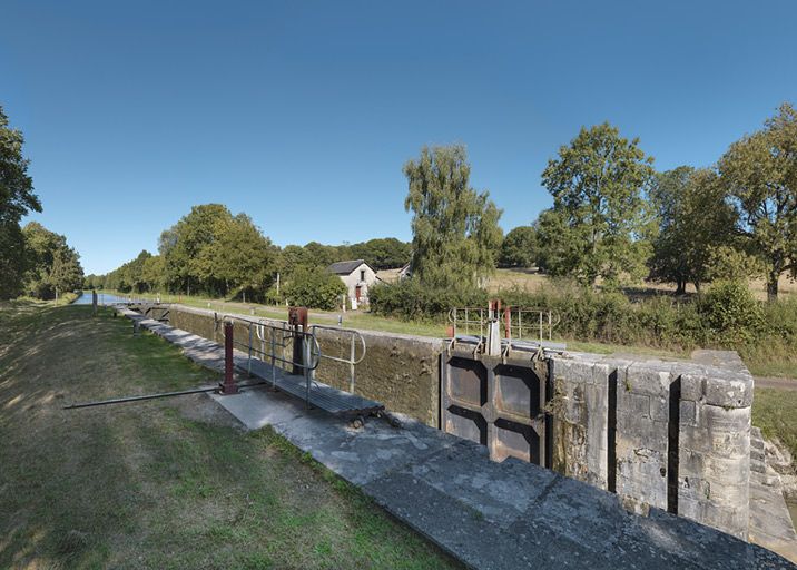 site de l'écluse 11 du versant Loire, dite d'Orgues 1 (canal du Nivernais)