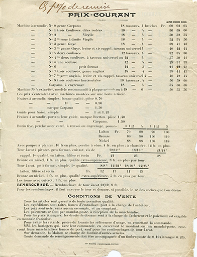 immeuble, atelier d'outillage et fonderie d'Abel Feuvrier, puis ateliers d'outillage de Camille puis Gabriel Garnache-Chiquet et d'Agile puis André et Raymond Bonnet