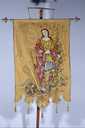 bannière de procession de confrérie : saint Vernier