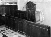 stalles, fauteuil de célébrant
