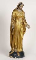 statue : Vierge au serpent