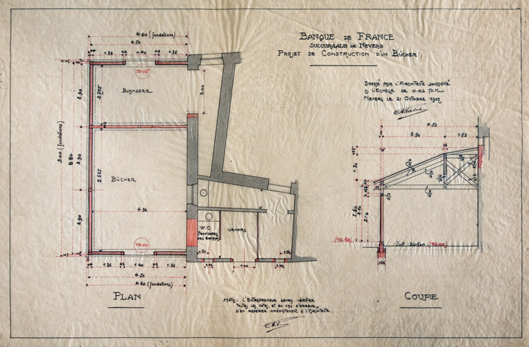 logis abbatial de Saint-Martin, puis hôtel de La Rochefoucauld, puis succursale départementale de la Banque de France