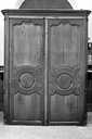 armoire, tambour de porte
