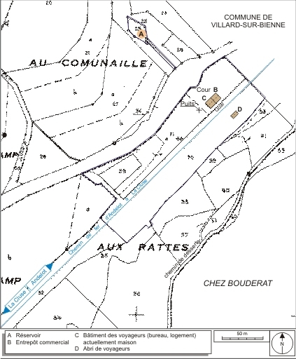 gare de La Rixouse - Villard (voie ferrée Andelot - La Cluse)