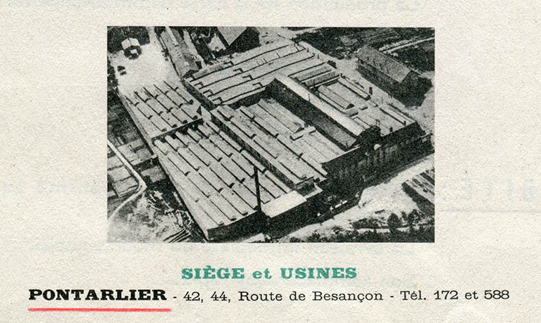 usine d'automobile Zedel, puis distillerie Pernot, usine de cycles Maire-Vuillemin