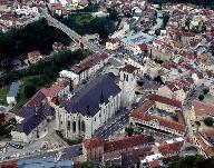 église abbatiale de l'abbaye Saint-Oyend, actuellement cathédrale Saint-Pierre, Saint-Paul et Saint-André