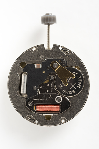 mécanisme d'horloge (mouvement de montre à quartz France Ebauches FE 7221)