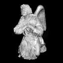 2 statues : anges adorateurs