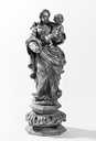 2 statuettes : Vierge à l'Enfant et saint Joseph