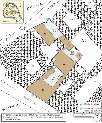 hôtel Mouret de Châtillon ; immeuble