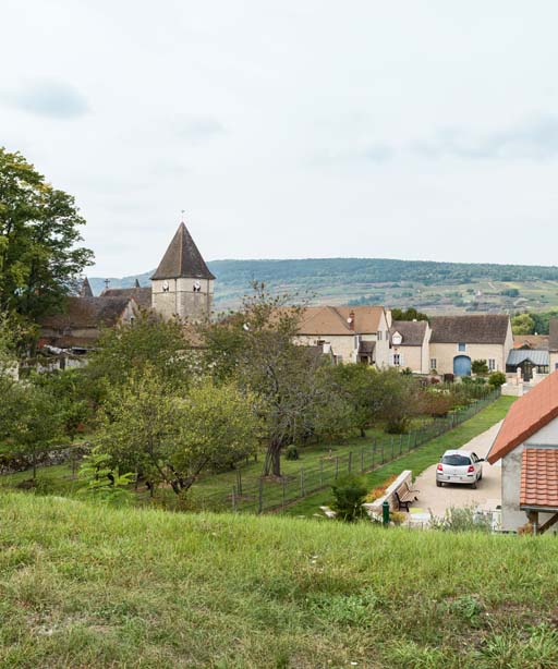 village de Remigny (paysages du canal du Centre)
