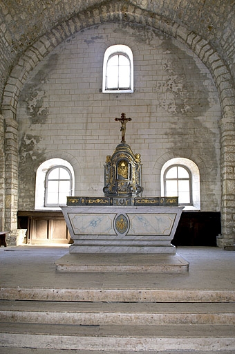 autel, gradin d'autel et tabernacle (ensemble du maître-autel)