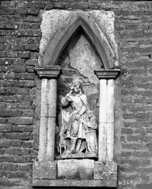 groupe sculpté : saint Roch