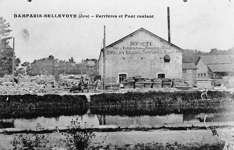usine de taille de matériaux de construction, usine de grès, usine de porcelaine dite usine des Ets Jacob-Delafon