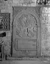 dalle funéraire de Pierre Mouchet de Château-Rouillaud et de sa femme Jeanne Reigney