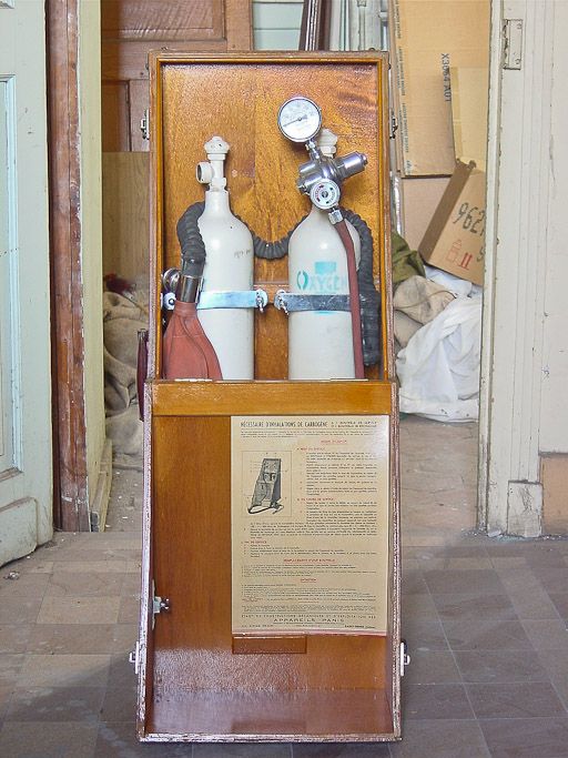 instrument médical : nécessaire d'inhalation Panis