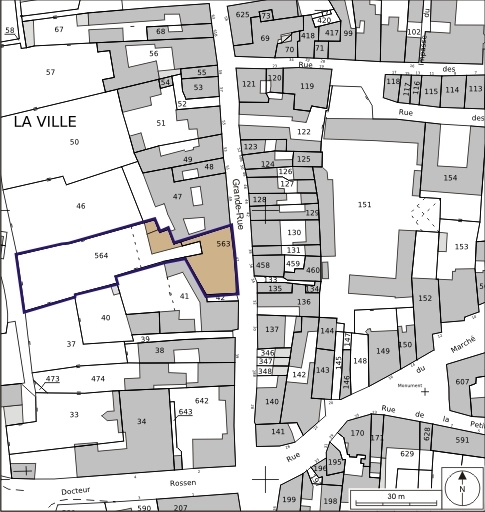 maison, puis imprimerie Barbizet, puis Barbizet-Roux, puis Gilbert Roux, actuellement logement