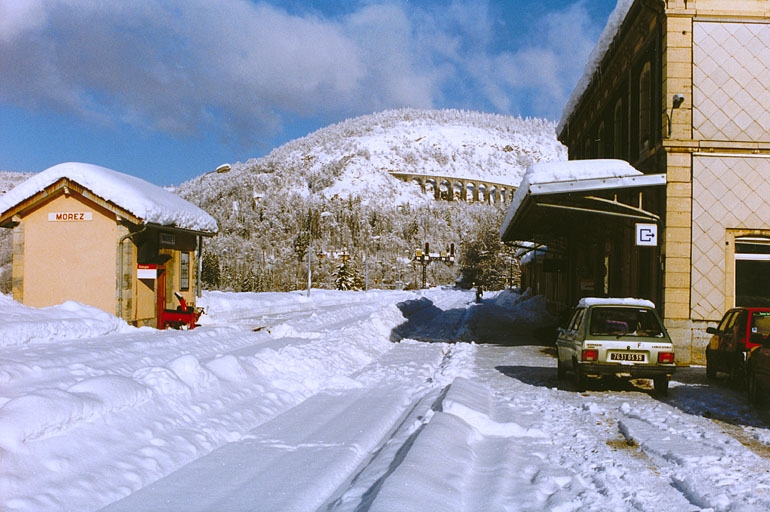 gare de Morez (voie ferrée Andelot - La Cluse)