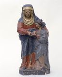groupe sculpté (statuette) : l'Education de la Vierge