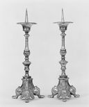 ensemble de 6 chandeliers d'autel