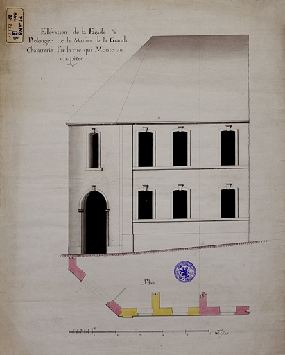 hôpital Sainte-Brigitte, puis maison de chanoines dite la Grande Chantrerie