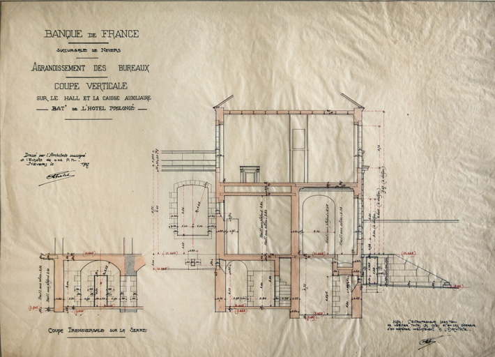 logis abbatial de Saint-Martin, puis hôtel de La Rochefoucauld, puis succursale départementale de la Banque de France
