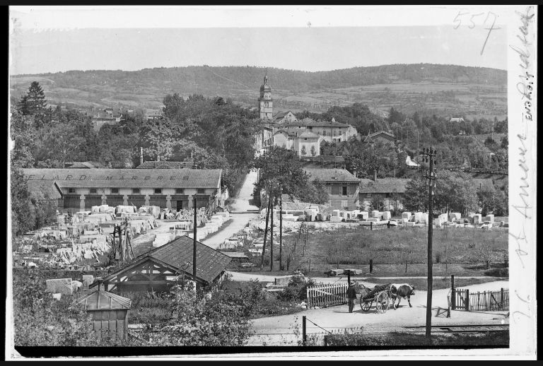 moulin à blé dit moulin Febvre, usine de taille de matériaux de construction dite marbrerie Célard