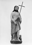 groupe sculpté (petite nature) : saint Jean-Baptiste