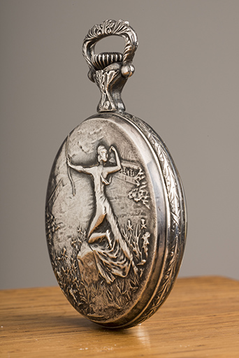 montre de gousset mécanique à la Diane chasseresse