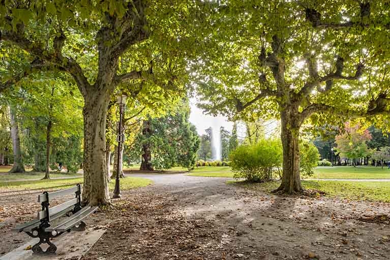 parc thermal dit parc des Bains ou parc Édouard Guénon