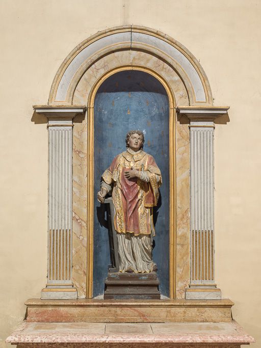 statue de saint Laurent