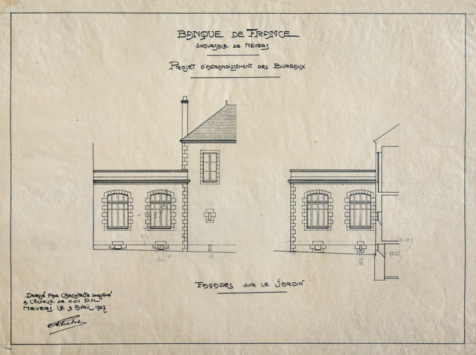 logis abbatial de Saint-Martin, puis hôtel de La Rochefoucauld, puis succursale départementale de la Banque de France