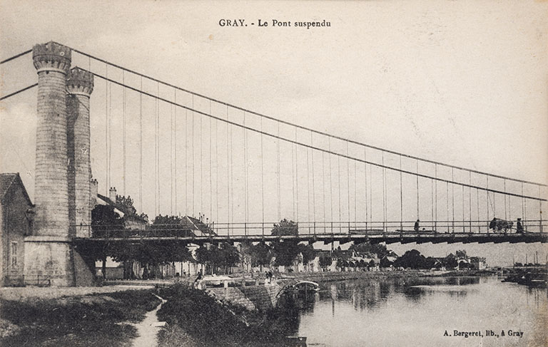 Les ponts de la Saône navigable en Bourgogne-Franche-Comté