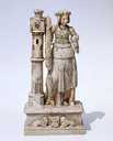 statuette : sainte Barbe