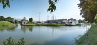 port de la Copine ; gare des houillères de Decize (canal du Nivernais)