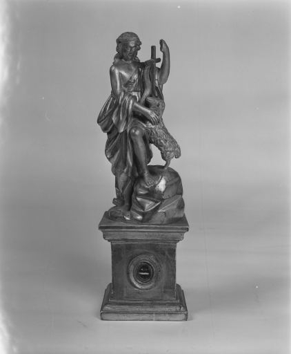 statuette-reliquaire : saint Jean-Baptiste