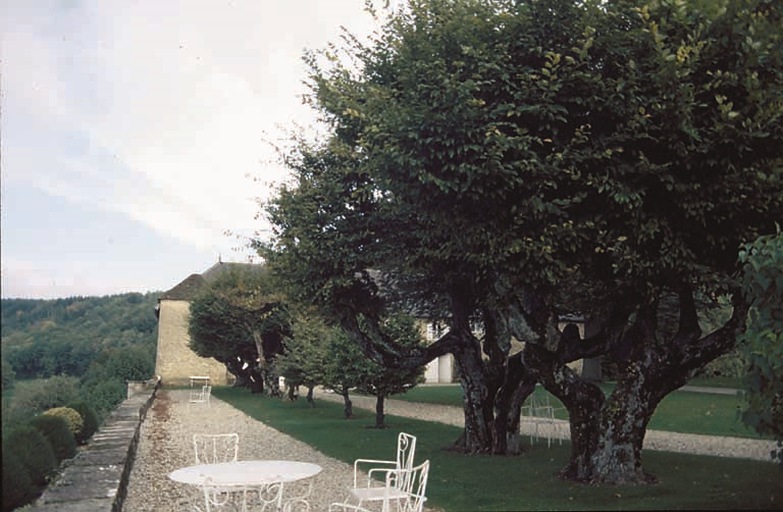 château de Frontenay : jardin d'agrément