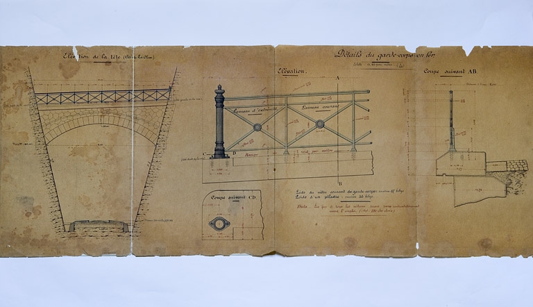 pont routier (voie ferrée Andelot - La Cluse)