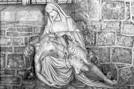 groupe sculpté : Vierge de Pitié (n° 2)