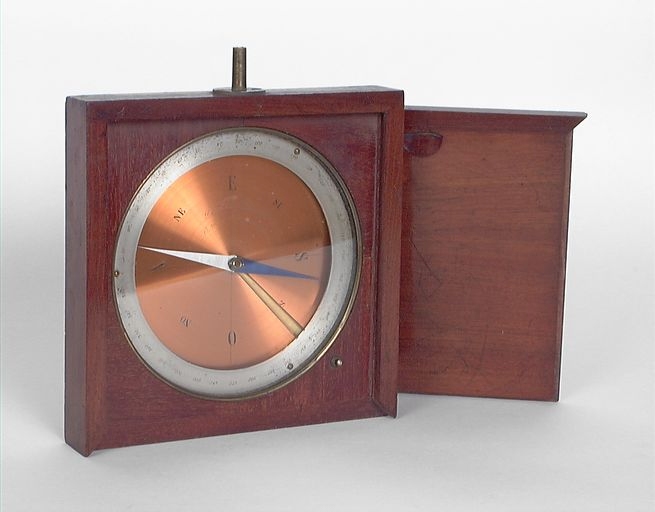 instrument de mesure des angles pour le repérage des points cardinaux n° 2 : boussole à boîtier