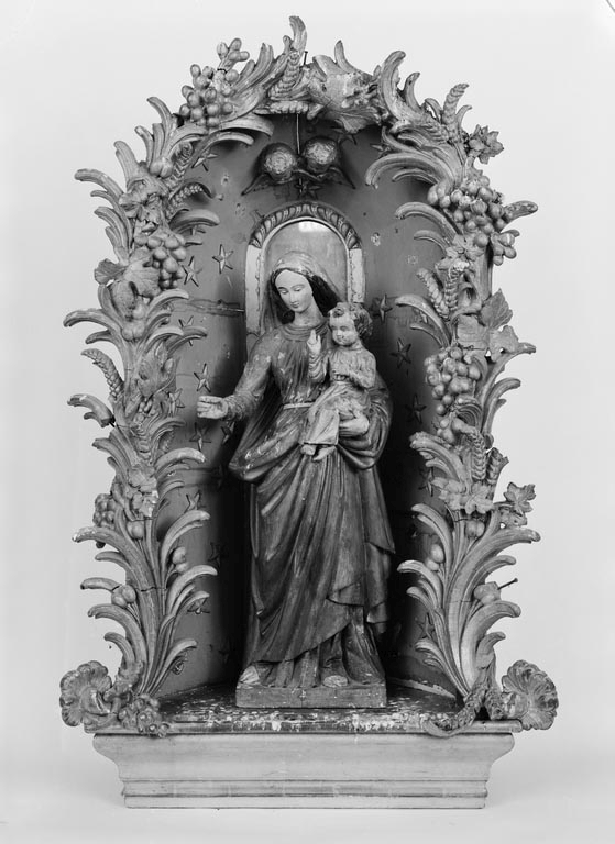 statue (statuette) : Vierge à l'Enfant (1)