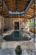 fontaine-lavoir, rue du Vaux