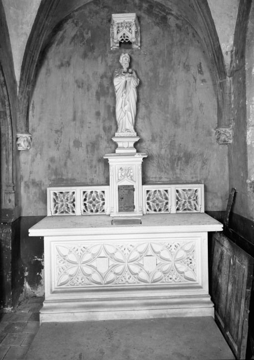 autel, statue (autel tombeau), style néo-gothique