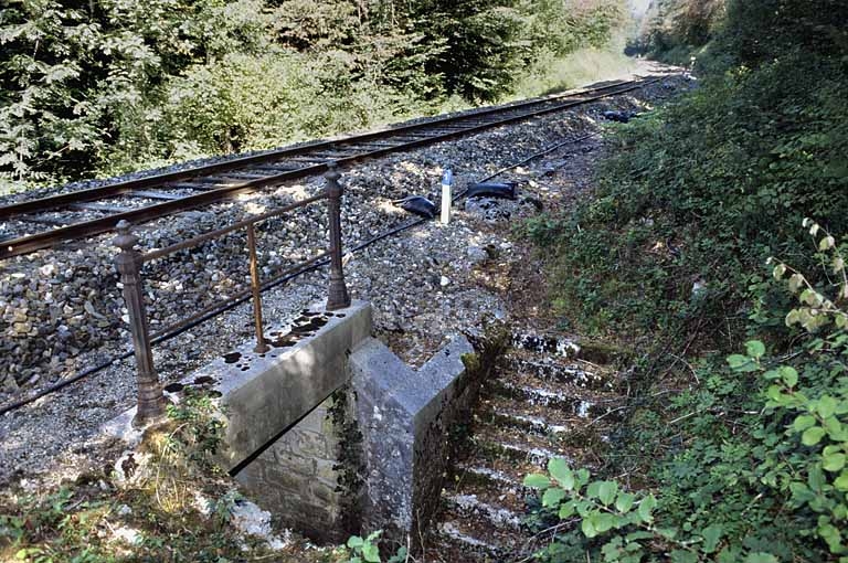 pont ferroviaire (voie ferrée Andelot - La Cluse)