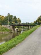 pont routier isolé ; pont de Remigny (canal du Centre)
